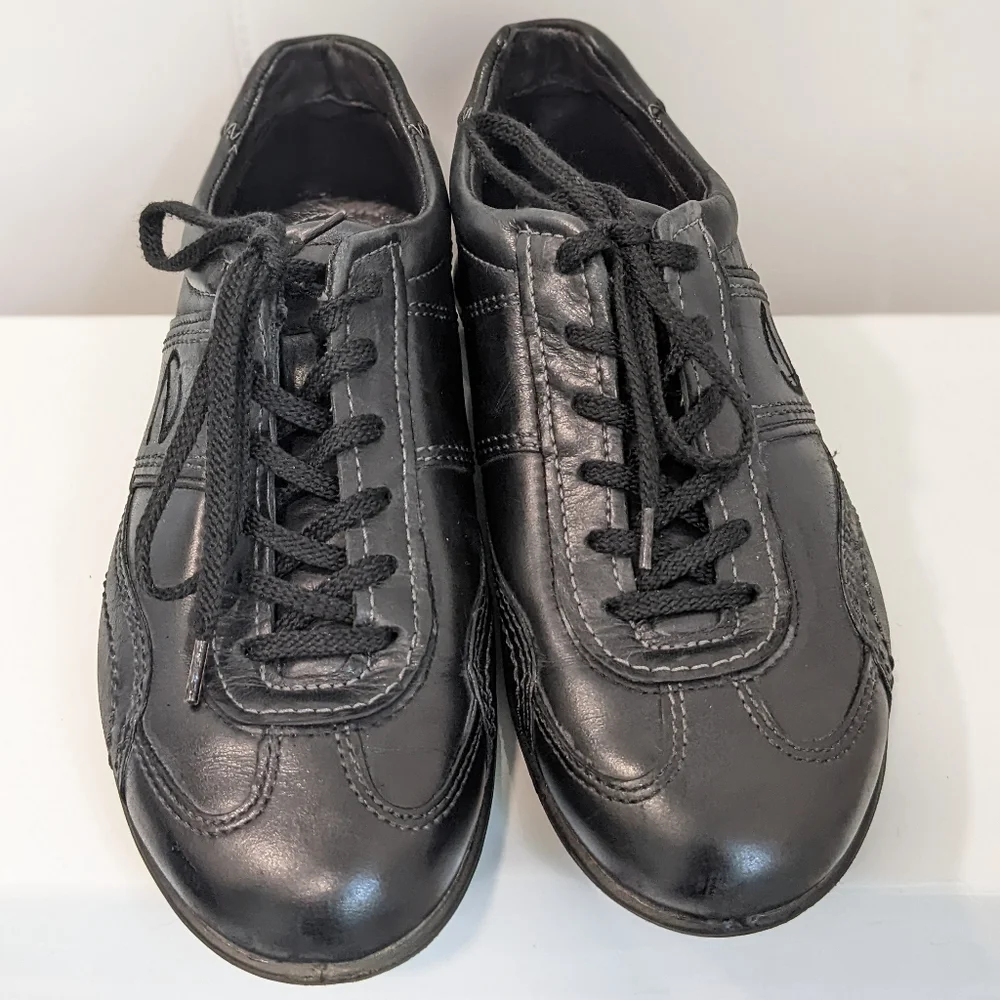 Leather sneakers by Ecco